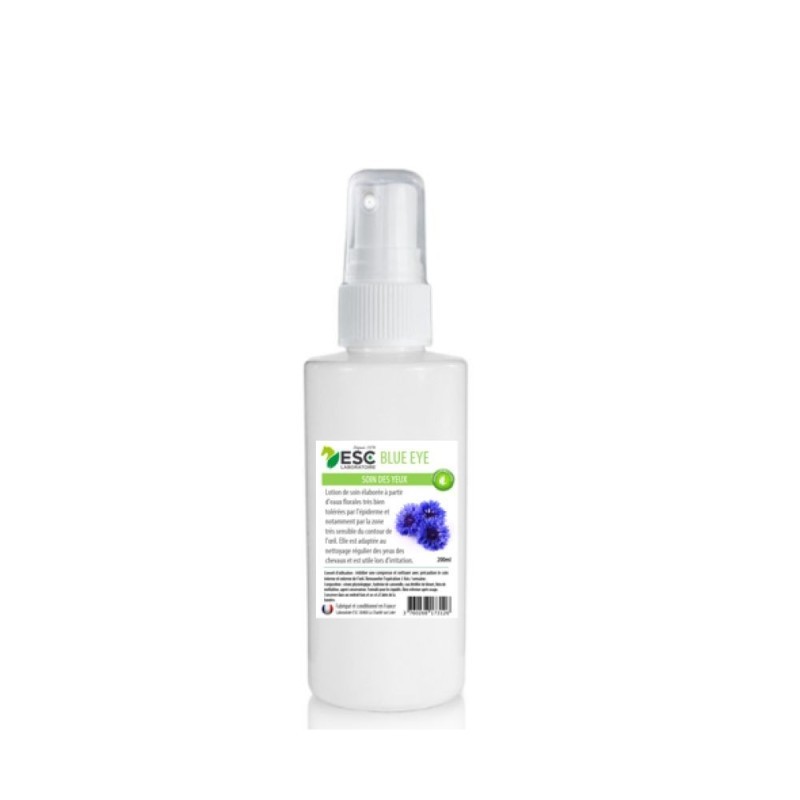 BLUE EYE â€“ Soin des yeux cheval â€“ A base dâ€™eaux florales de camomille et de bleuet 150 ml