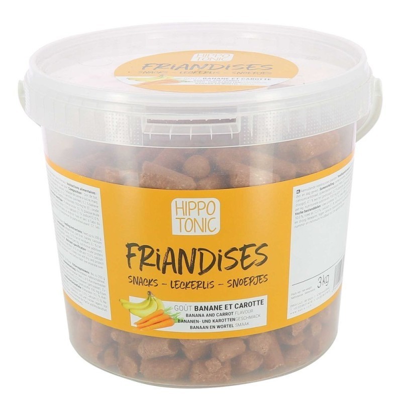 Friandises HIPPOTONIC, goÃ»t Banane carotte 3KG