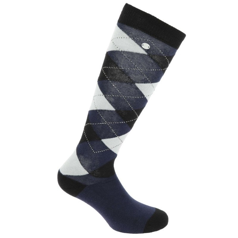 Chaussettes EQUITHÃˆME - Girly  Marine