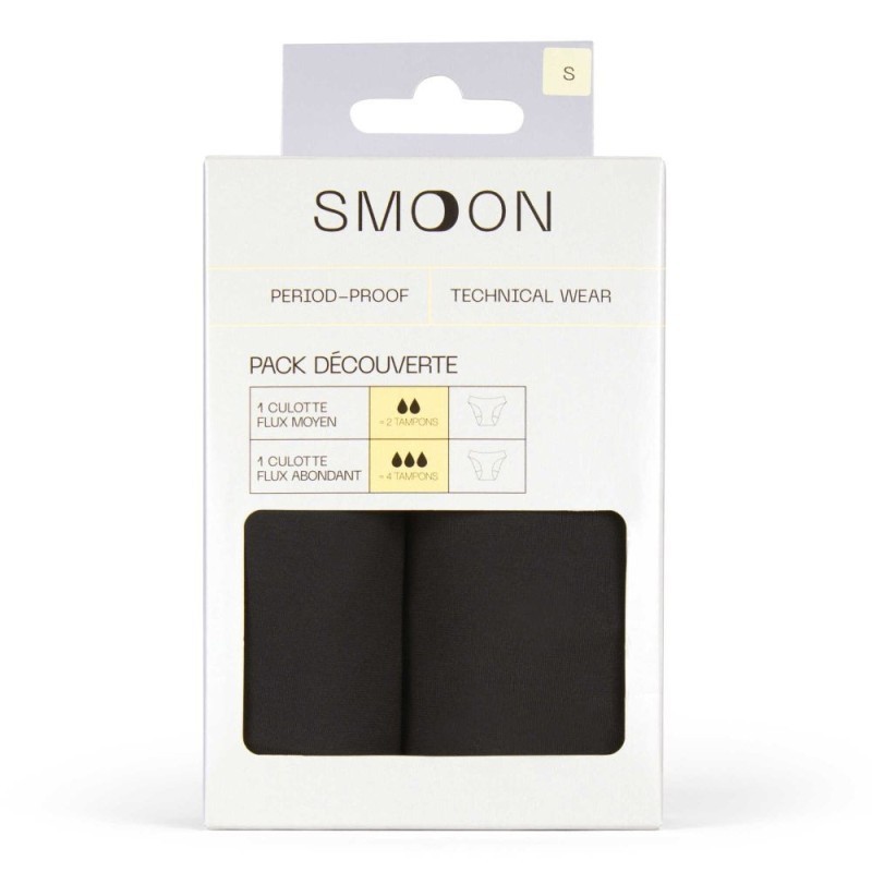 Pack 2 culottes SMOON - Flux moyen et abondant