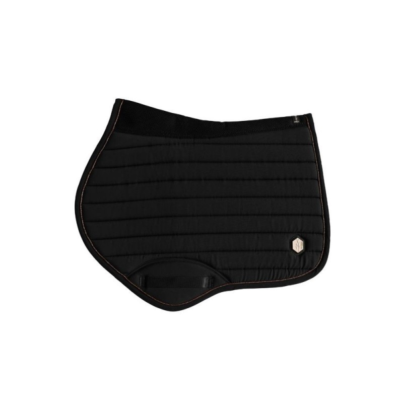 Donatello Tapis de selle amortissant Latex Noir