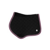 Dynamix Tapis de selle Mesh velours 3D Noir/Burgu