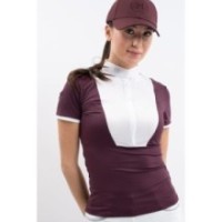 Shine Polo de concours Aubergine