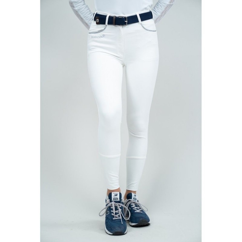 Jaltika Pantalon Ã©quitation fix system grip Blanc