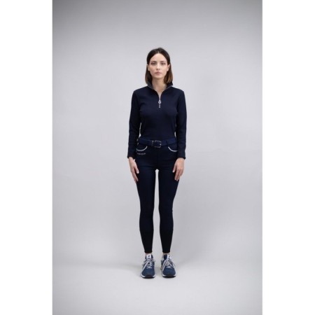 Jaltika Pantalon Ã©quitation fix system grip Marine