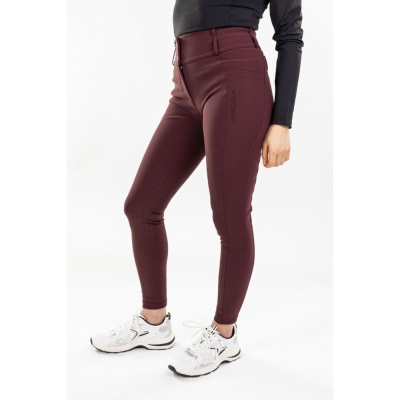 Luce Pantalon Ã©quitation Aubergine