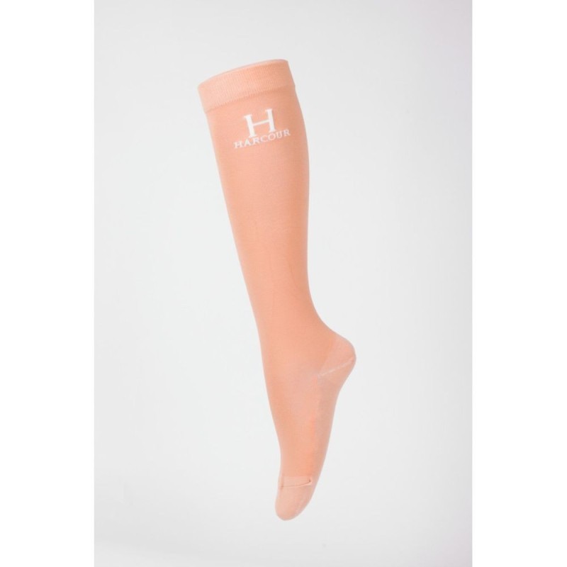 Chaussettes Badminton Abricot
