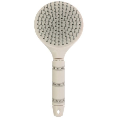 Brosse Ã  crins Je t'aime EQUITHÃˆME - Strass Beige