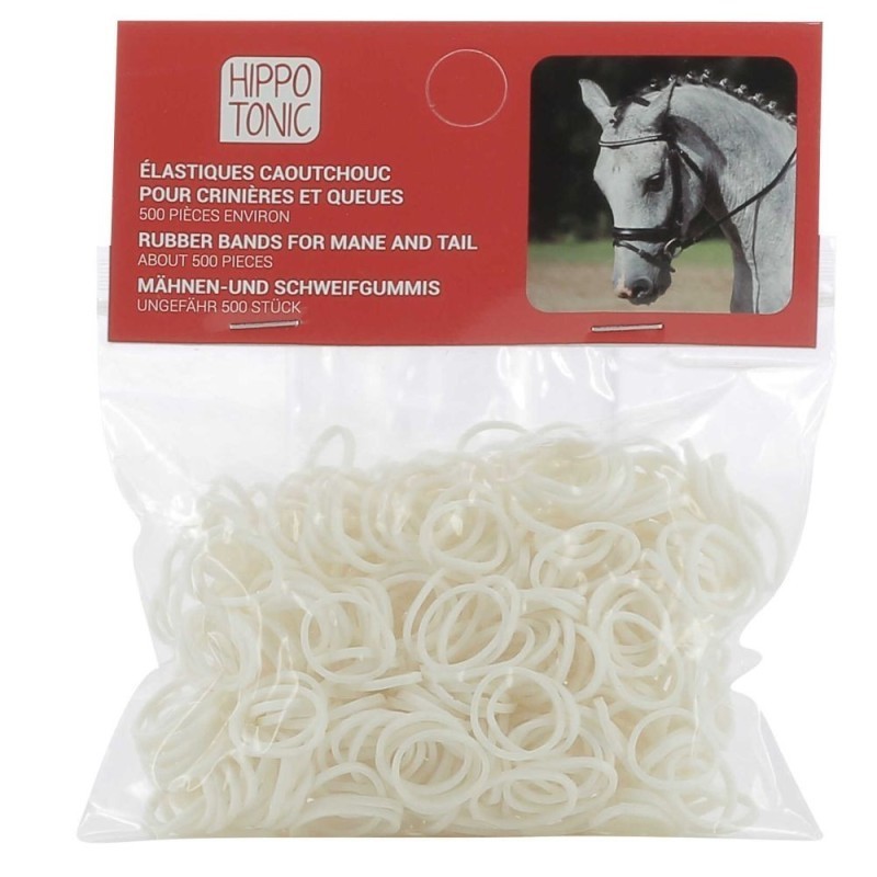 Ã‰lastiques Ã  criniÃ¨re HIPPOTONIC Blanc