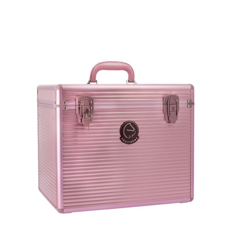 Coffre de pansage Je t'aime EQUITHÃˆME Rose