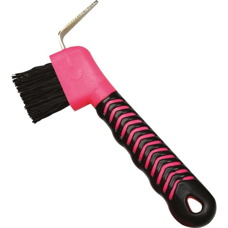 Cure-pied HIPPOTONIC â€œSoft Handâ€ Noir/Fushia