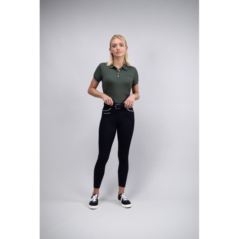 Jaltika Pantalon Ã©quitation fix system grip Noir