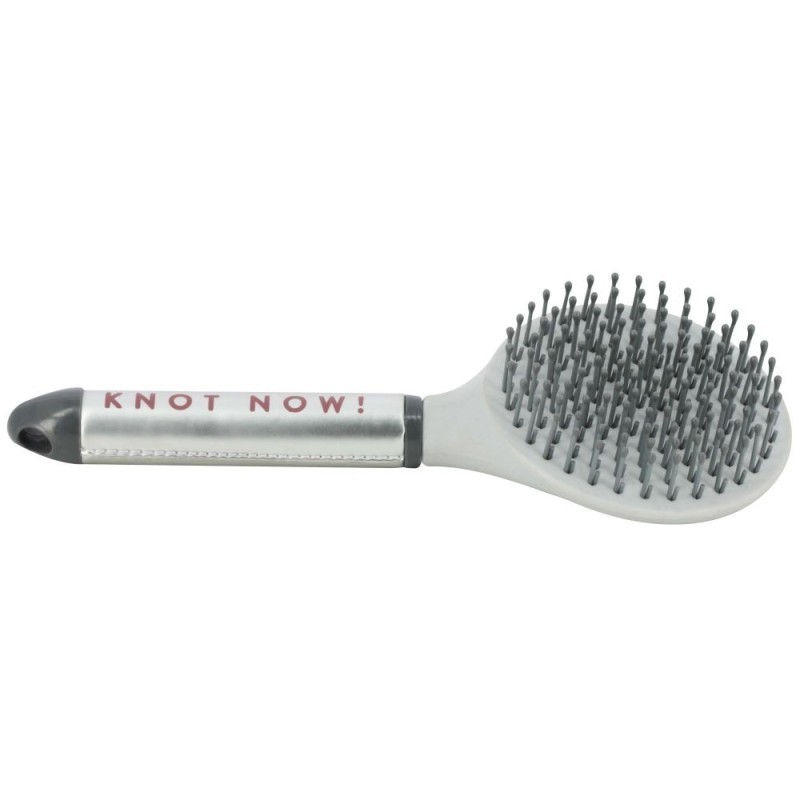 Brosse Ã  crins Je t'aime EQUITHÃˆME Gris