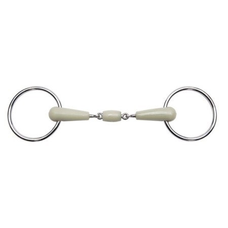 Mors 2 anneaux FEELING - Flexi double brisure 125 mm