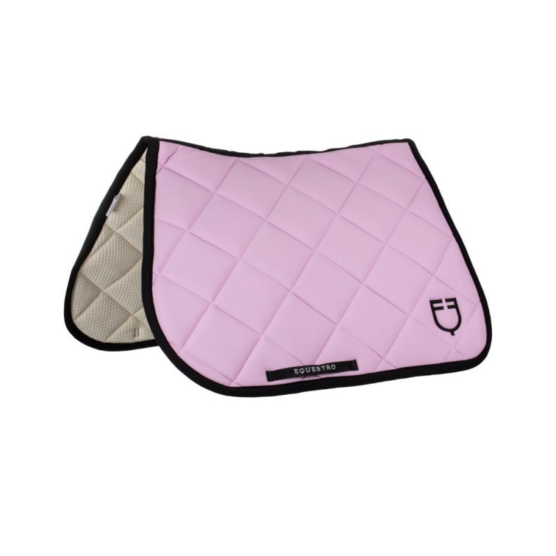 Tapis de CSO Equestro black line edition Rose Clair