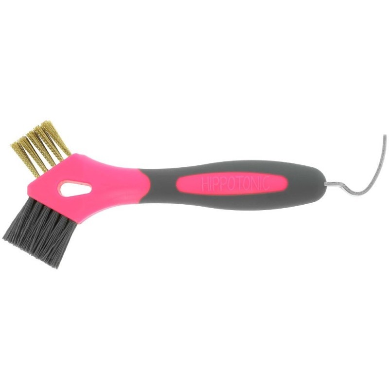 Cure-pieds brosse mÃ©tal Rose HIPPOTONIC - 3-en-1