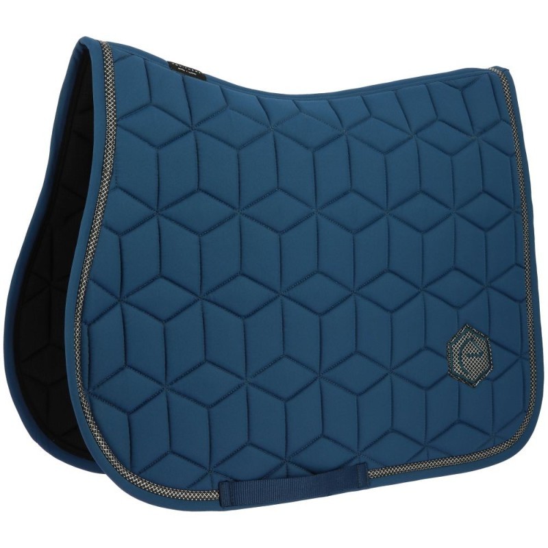 Tapis de selle EQUITHÃˆME - Softhex Bleu