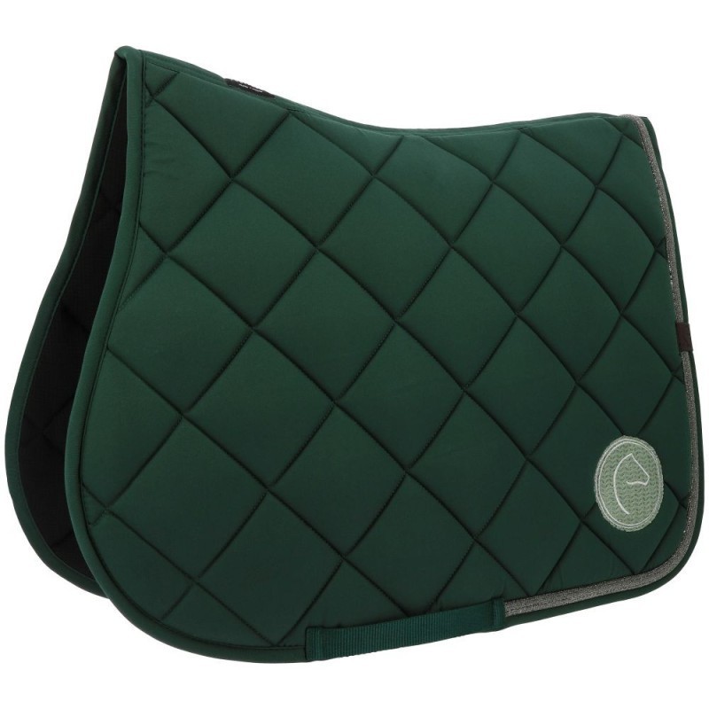 Tapis de selle EQUITHEME - Badge 2.0 Vert