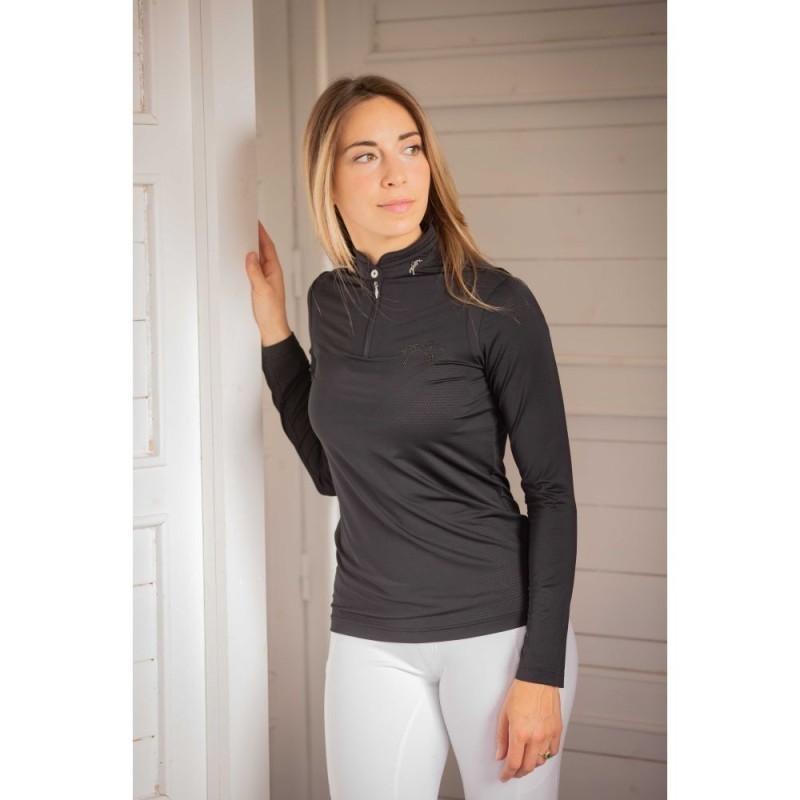 Polo PENELOPE "Techpy" Noir