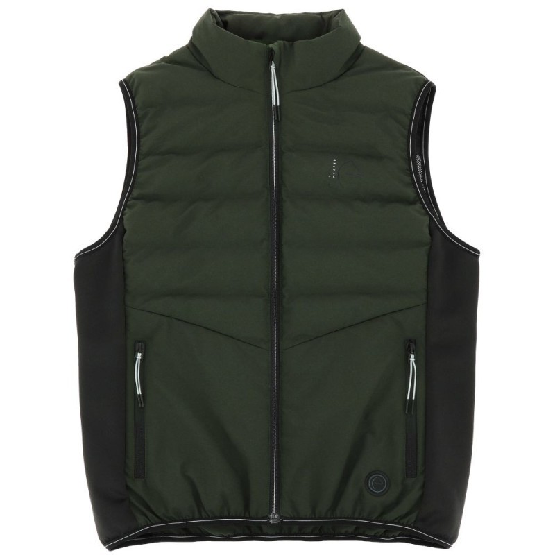 Gilet chauffant EQUITHÃˆME Heated - Sasha Kaki