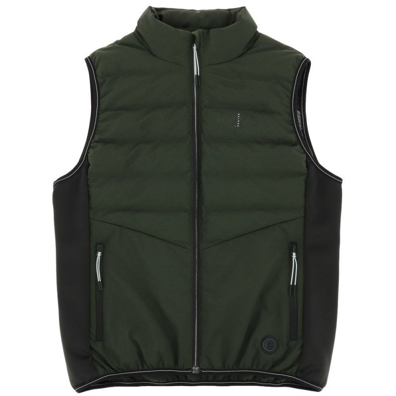 Gilet chauffant EQUITHÃˆME Heated - Sasha Kaki