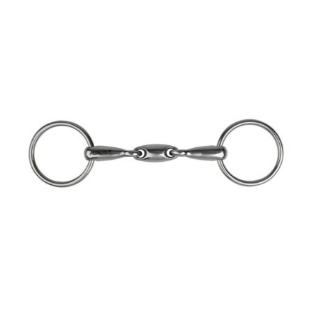 Mors 2 anneaux METALAB - Double brisure 125 CM