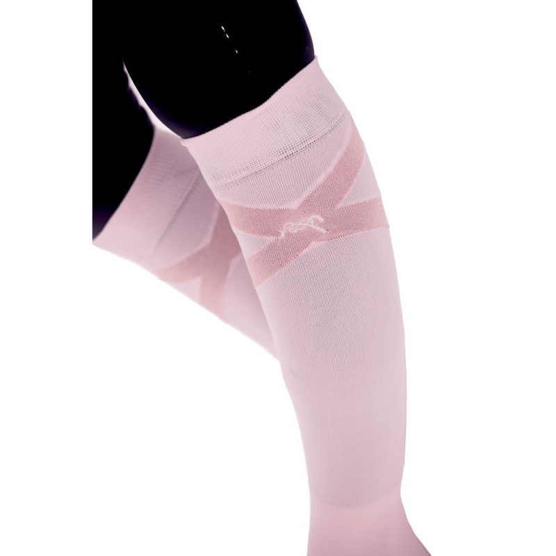 Chaussettes d'Ã©quitation PENELOPE "Gummy" Rose