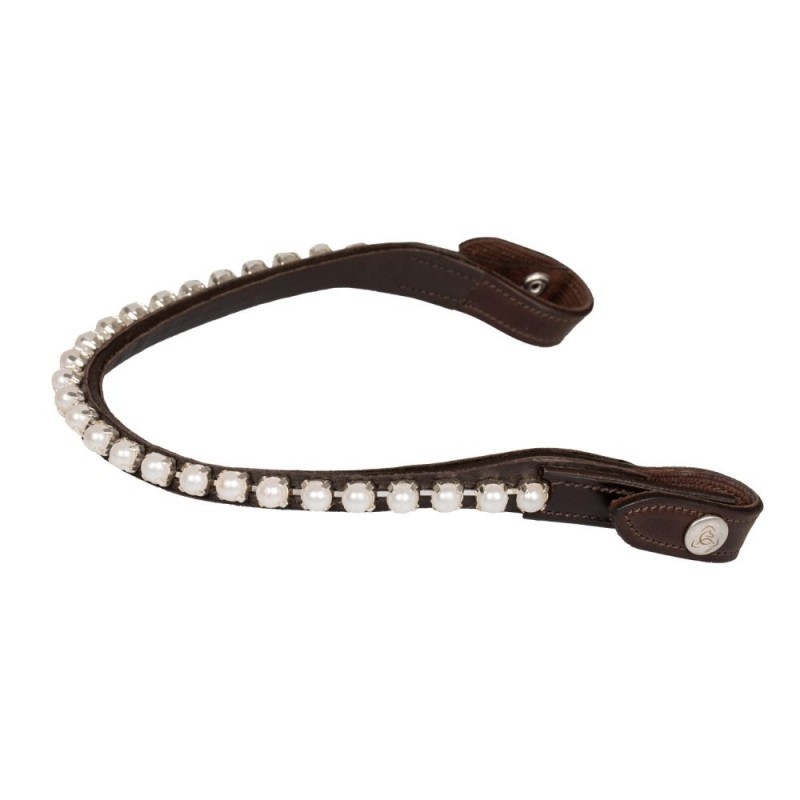 Frontal Perles Brun