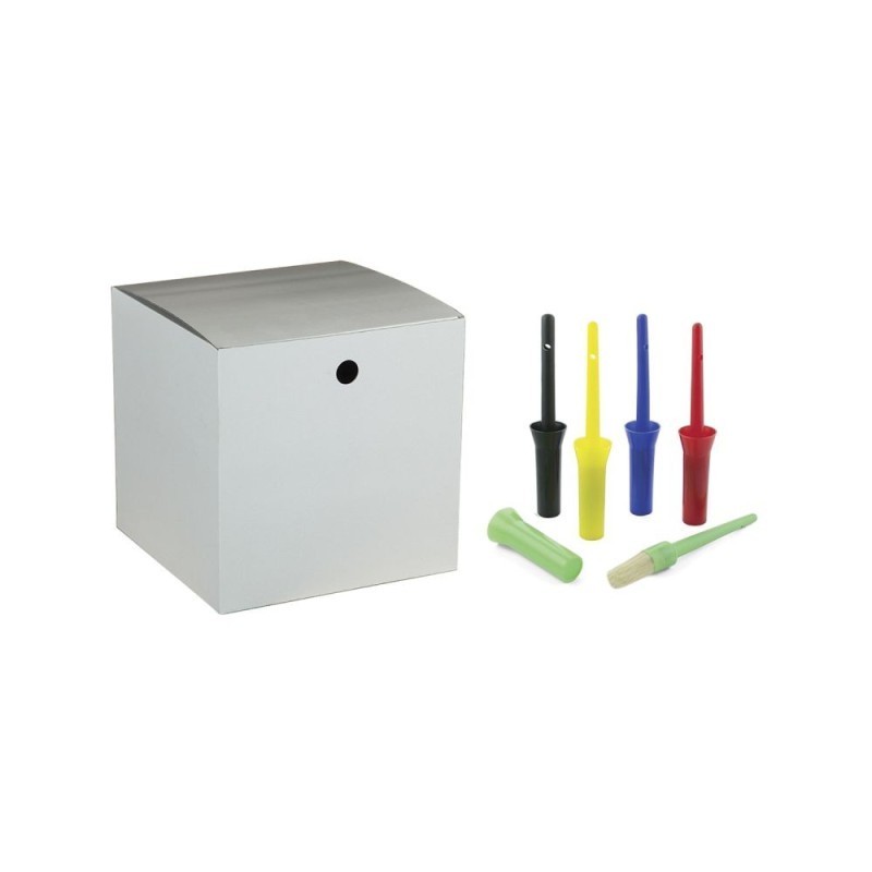 Pinceau pour sabots avec capuchon Jaune