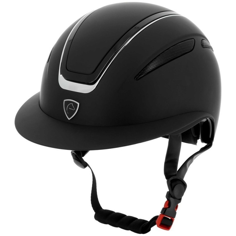 Casque EQUITHÃˆME mat top brillant - Agris - 56-58 cm