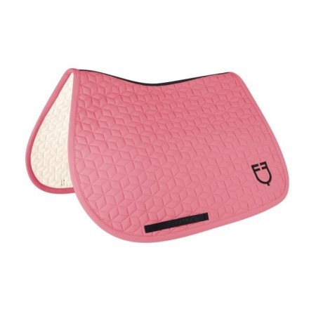 Tapis De Selle Equestro  Cube Rose Corail