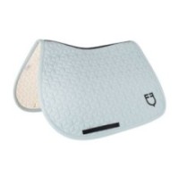Tapis De Selle Equestro  Cube Bleu Gris