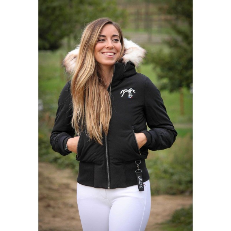 Blouson PENELOPE "Step" Noir