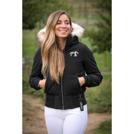 Blouson PENELOPE "Step" Noir