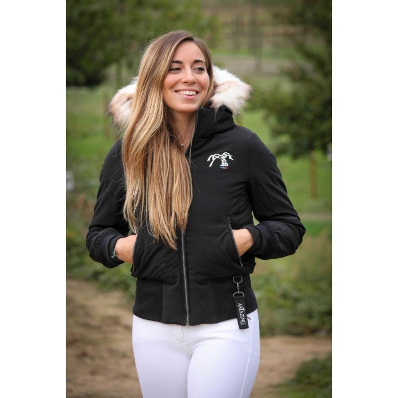 Blouson PENELOPE "Step" Noir