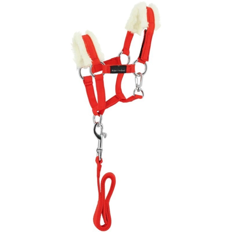 Mini-licol+longe PONY ACADEMY Rouge