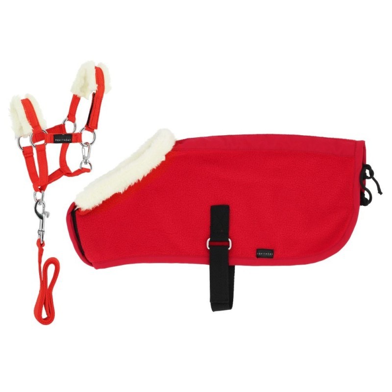 Set Mini licol+couverture PONY ACADEMY Rouge