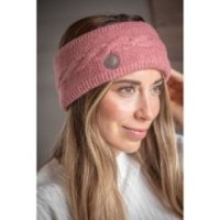 Bandeau PENELOPE "Mel" Vieux Rose