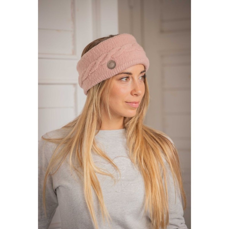 Bandeau PENELOPE "Mel" Rose PoudrÃ©
