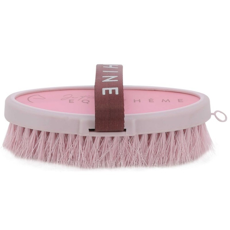 Brosse douce Je t'aime EQUITHÃˆME Rose