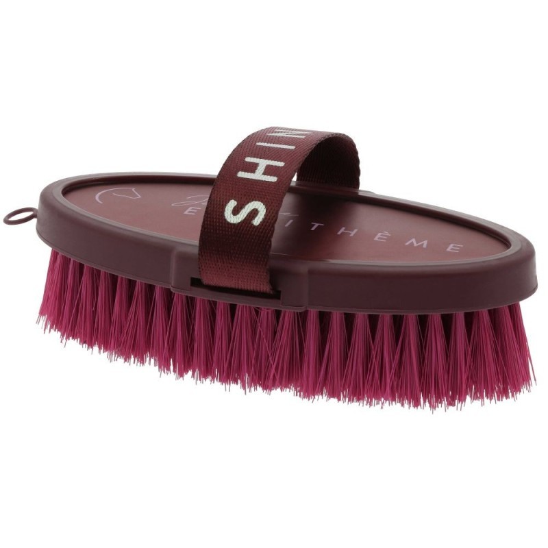 Brosse douce Je t'aime EQUITHÃˆME Bordeaux
