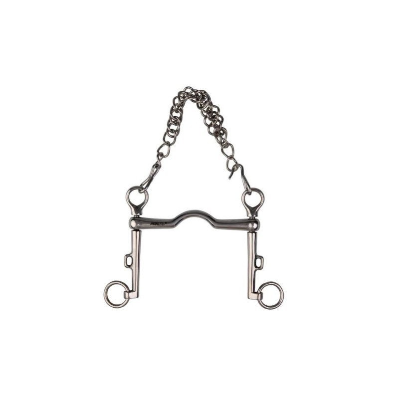 Mors de bride METALAB passage de langue