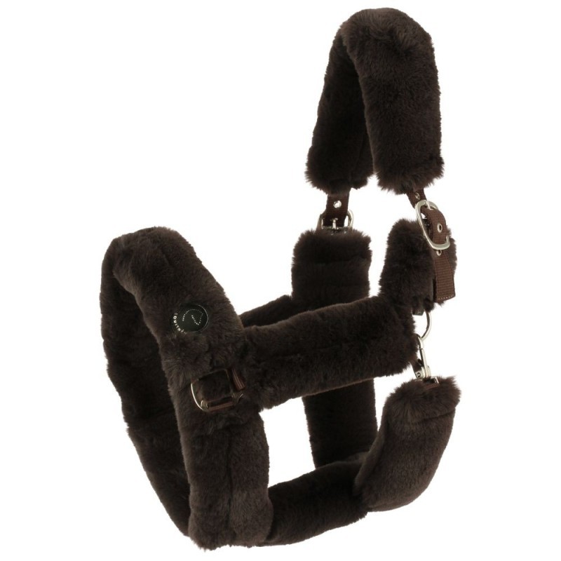 Licol Je t'aime EQUITHÃˆME - Snuggy  Marron