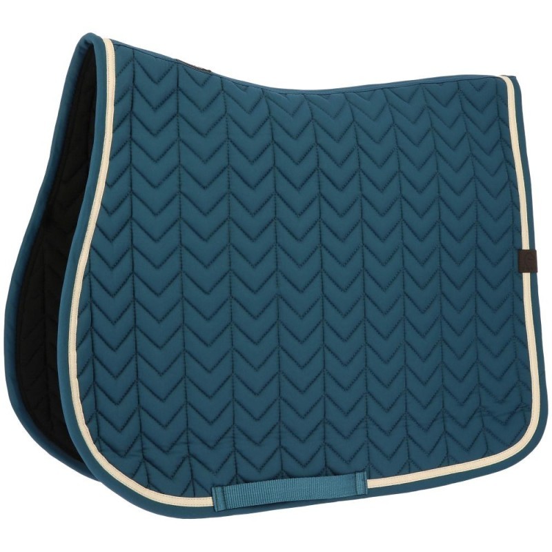 Tapis de selle EQUITHÃˆME - Softypop Bleu Petrole