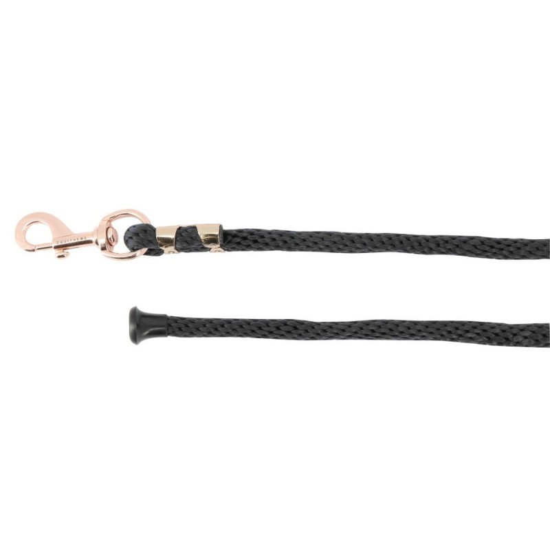 Longe d'attache EQUITHÃˆME - Soft Noir rose gold