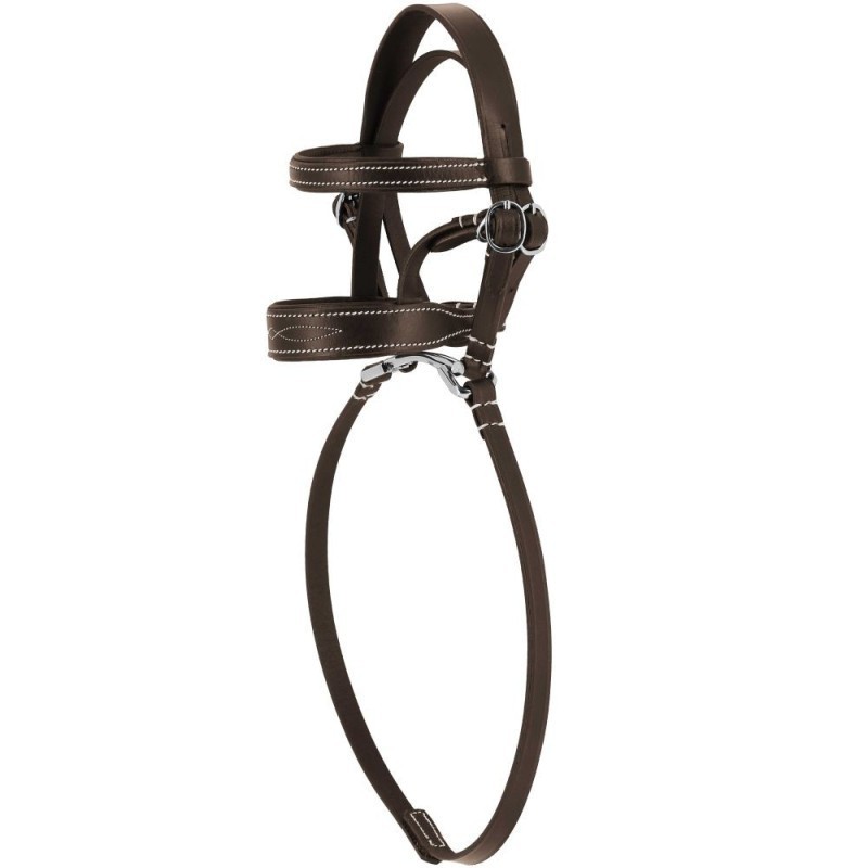 Mini-bridon PONY ACADEMY Brun